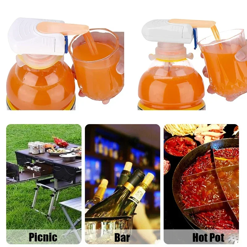 Automatic Beverage Straw Beverage Dispenser Automatic Drinking Straw Suction Pump Magic Tap Spill Proof Water Pump Diy Dispenser