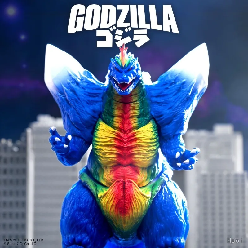 Super7 Original Godzilla Vs. Space Godzilla Series Space Godzilla Anime Action Figure Collectible Model Festival Gift for Boys