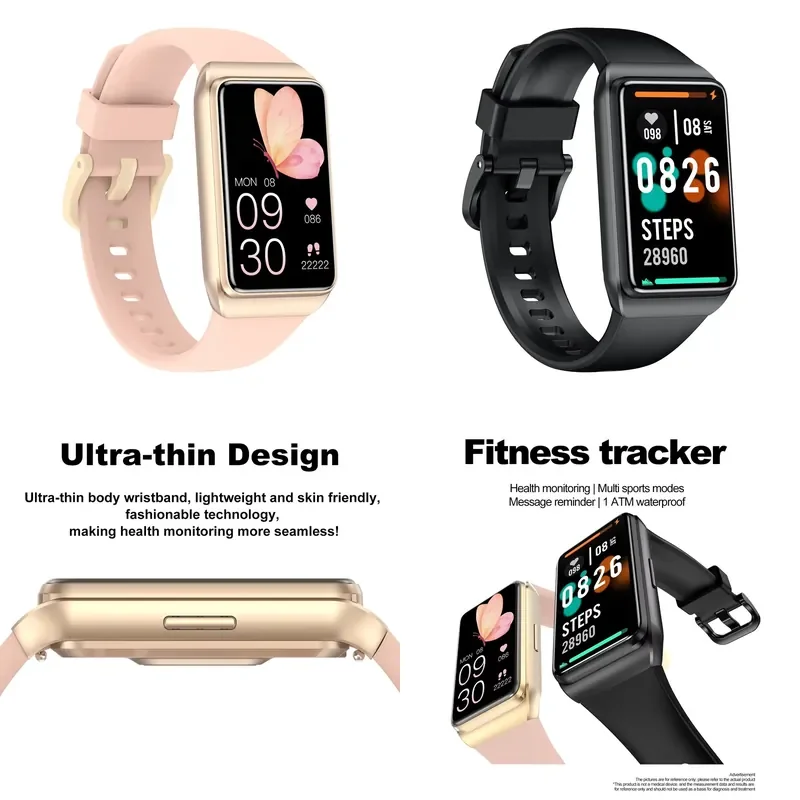 【CHIMU HOME】 Waterproof Smart Watch Band with Heart Rate and Monitoring for Sports Fitness Tracking H68 Bracelet