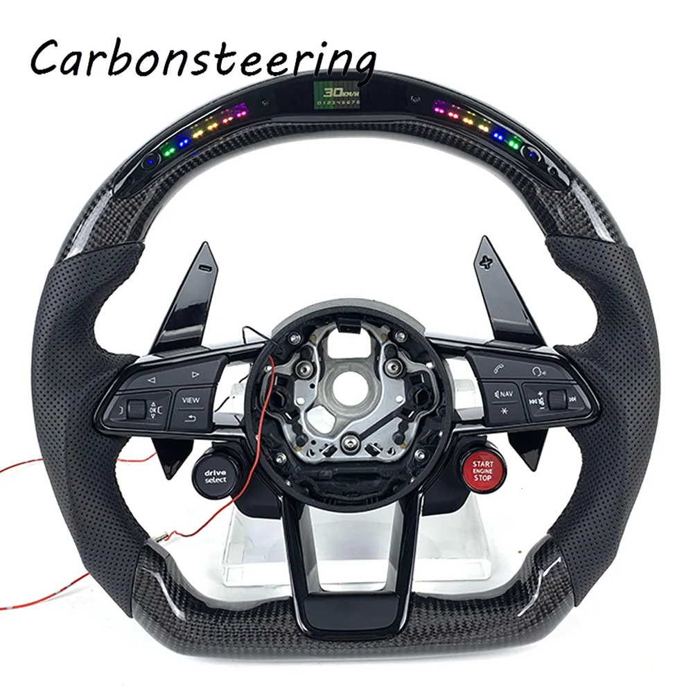 Cars accessories for Audi TT MK2 A1 RS3 A8 D3 A6 C5 A4 B5 Q3 A4 TT MK3 A8 D4 TT MK1 A6 C7 RS5 A5 RS7 Customized steering wheel