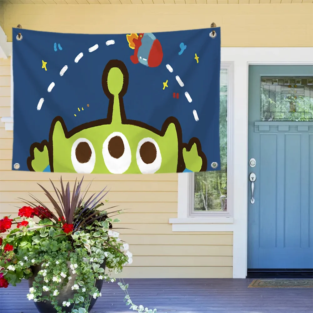 

Buzzs Lightyear Flaga Penetration Cute Room Decor Custom Flags for Rooms Wall Flag to Hang Outdoor Decorations Flags and Banners