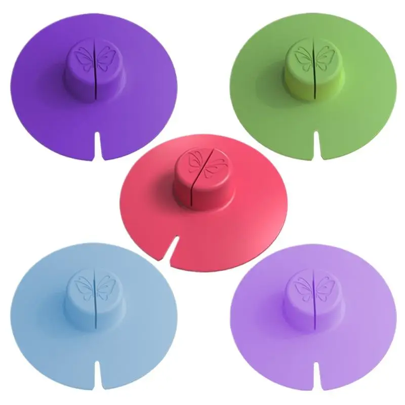 New Silicone Tea Bag Partner With Handle Tea Bag Holder & Squeezer Reusable Mugs Lids Easy To Use Dishwasher Safe