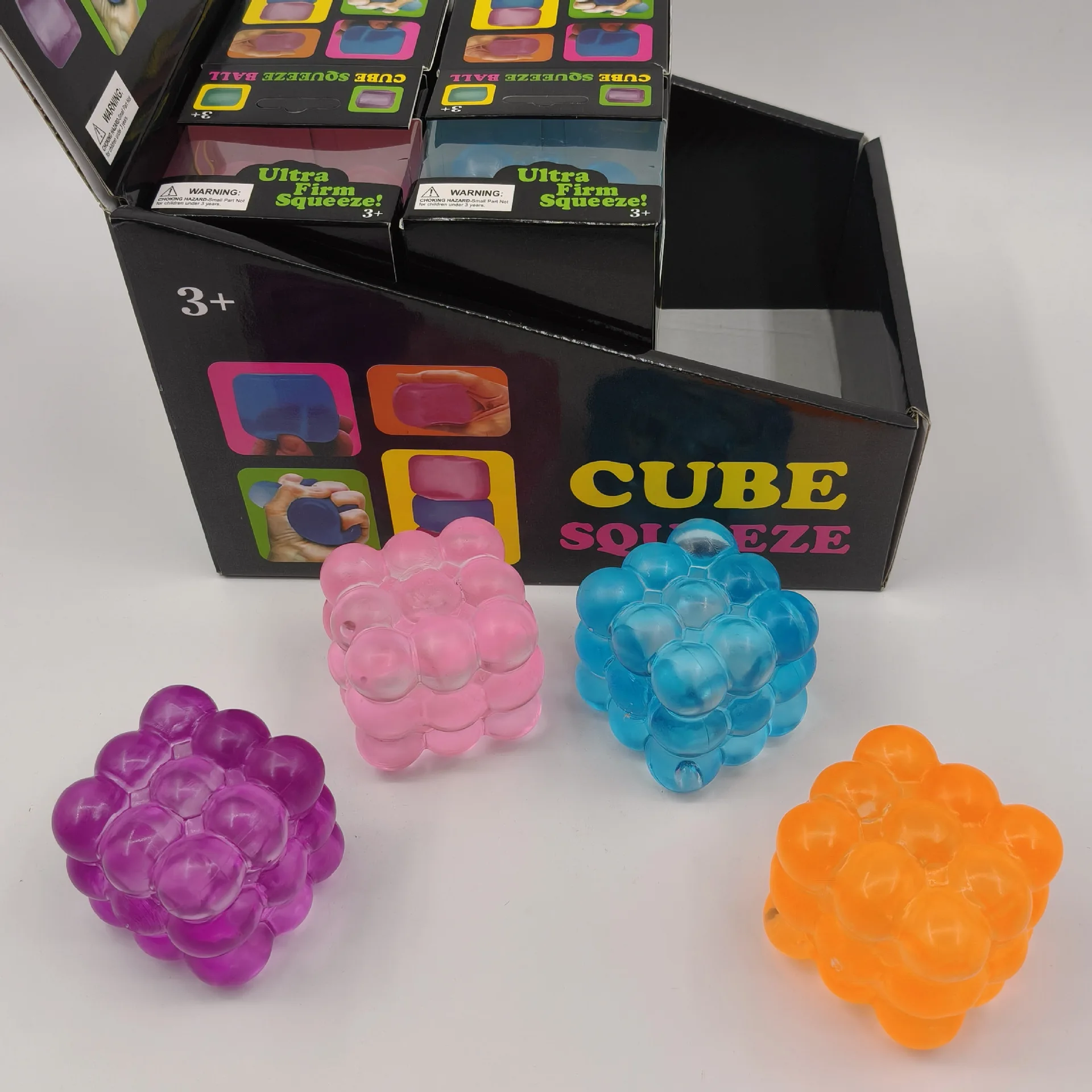 New 3D Magic Cube Maltose Soft Squishy Toy, Aesthetic Bestselling Novelty Squeeze Stress Relief Fidget Toy
