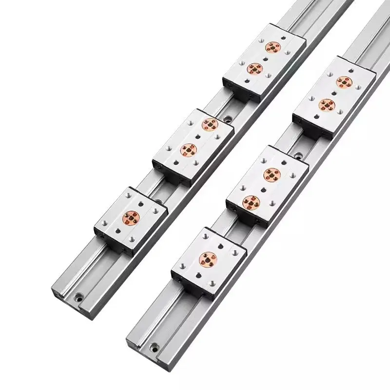 Built-in Dual-Axis Linear Guide 28mm SGR10 SGR10E Roller Slider 1 Set: 1 SGB10 Block And 1 SGR10 Guide L100-1150mm Woodworking