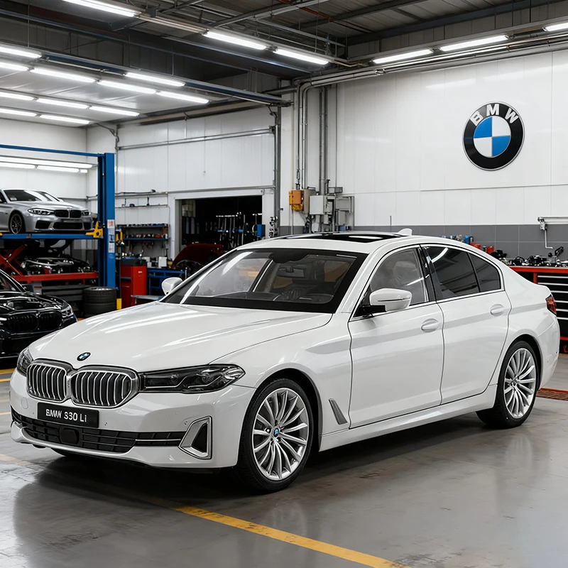 NEU 1:18 BMW 530 LI Legierung Automodell Sound und Licht Zurückziehen Kinderspielzeug Sammlerstücke Geburtstagsgeschenk