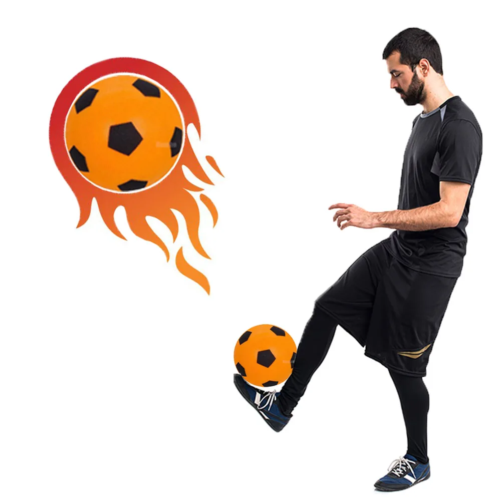 Ballon de football rebondissant silencieux pour homme, taille 9.25 pouces, entraînement en salle, football en mousse sans air, silencieux