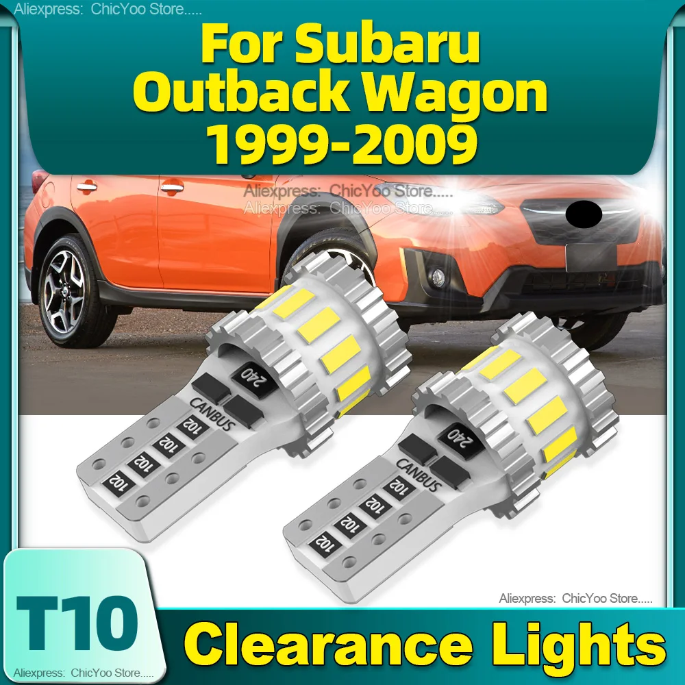 

W5W Car T10 LED 194 168 Clearance Lights 6000K Canbus Lamp For Subaru Outback Wagon 1999 2000 2001 2002 2003 2004 2005 2006-2009