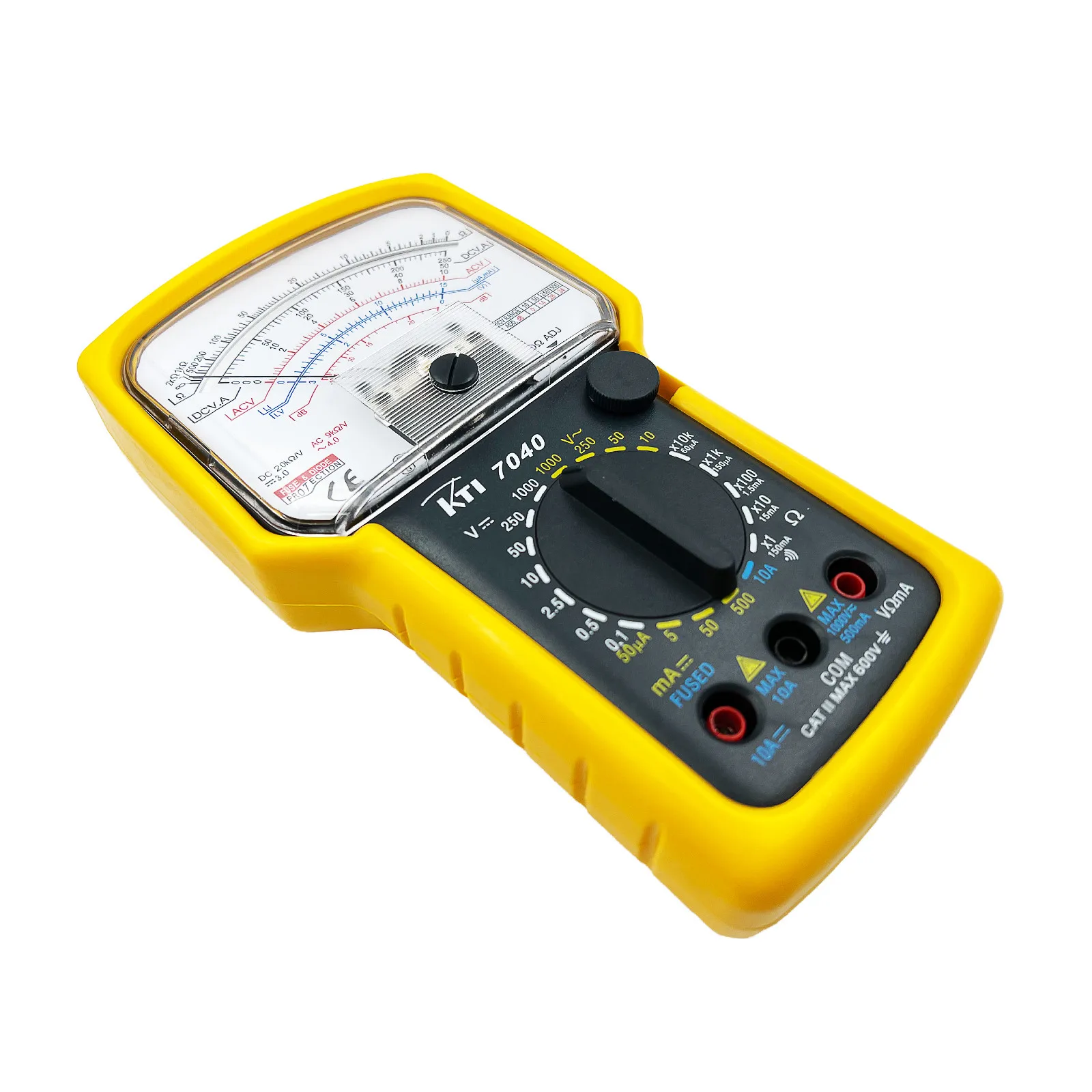 KT7040 High Precision Pointer Multimeter AC/DC 1000V Internal Magnetic Head Mechanical Multimeter Analog Multimeter