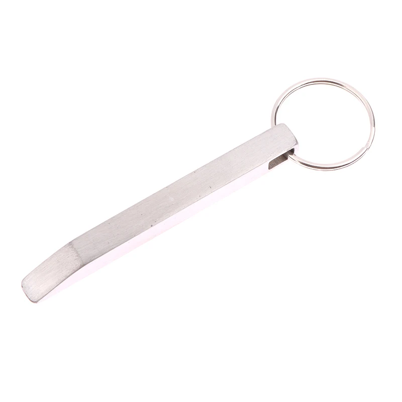 Mini EDC MultiFunctional Stainless Steel Crowbar Pry Bar Pry Bar Heavy Duty Key Chain Easy To Carry Durable Outdoor Tools