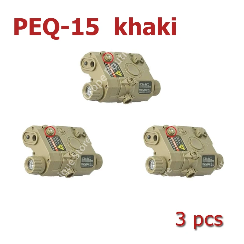 NONE 2026 Neues Taktisches Laser-Taschenlampen-Set PEQ15 X300 X400U - 20mm Schienenmontage für G33/G34 Airsoft Spielzeugwaffen     CS Jagd 10