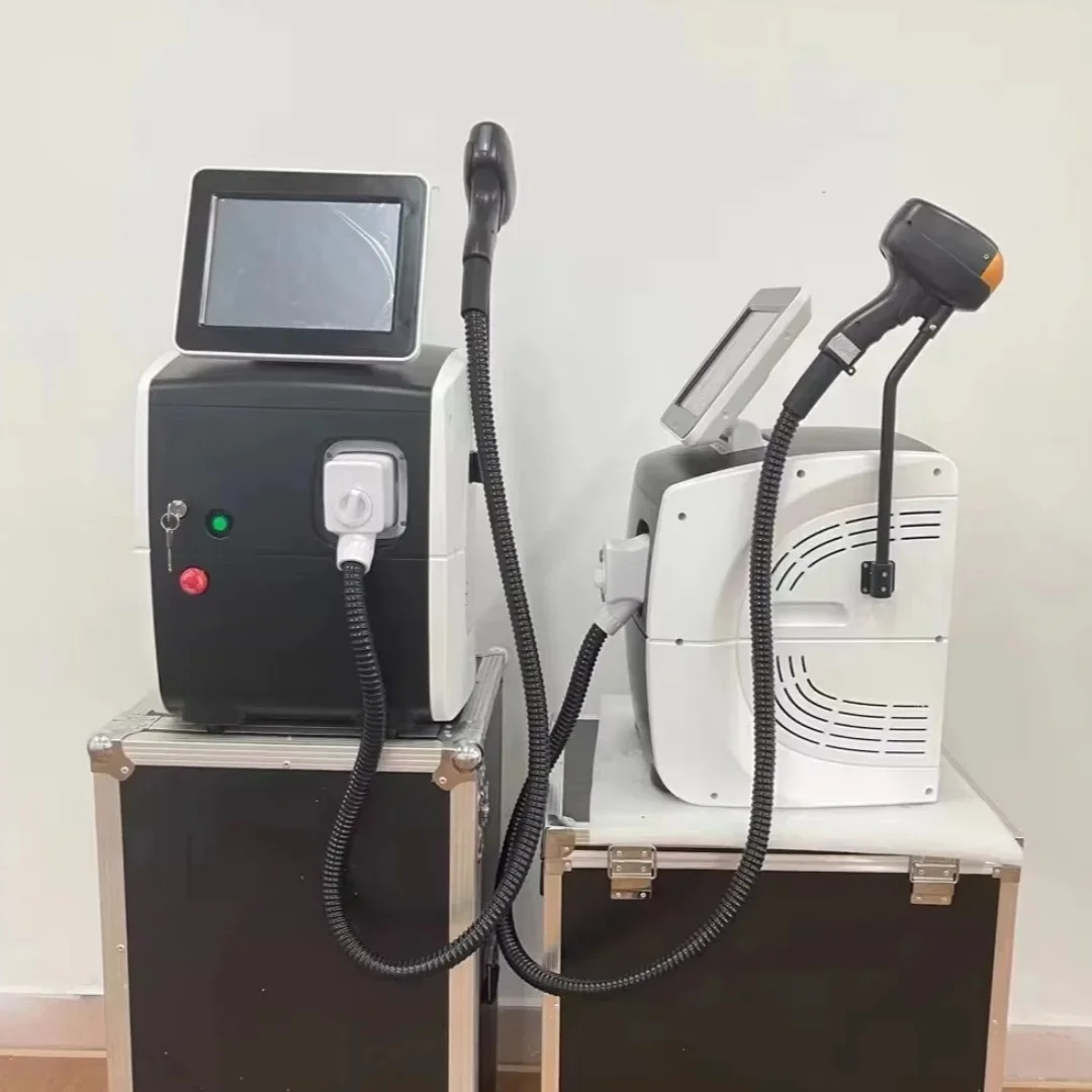 4000w Professional Soprano Diode Laser Hair Removal Machine 808nm Alexandrite Ice Titanium 3Waves Permanent Solution for Women