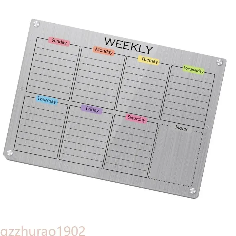 97QB Clear Acrylics Fridge Fridge Planner Planner Placa Fridge Checklist Board