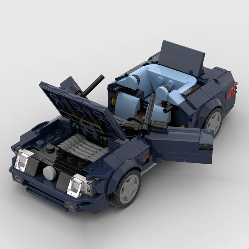 352 Uds MOC Mercedeser Benzss 600SL City Champions Super bloques de construcción de automóviles construcción ladrillo creativo STEM educativo