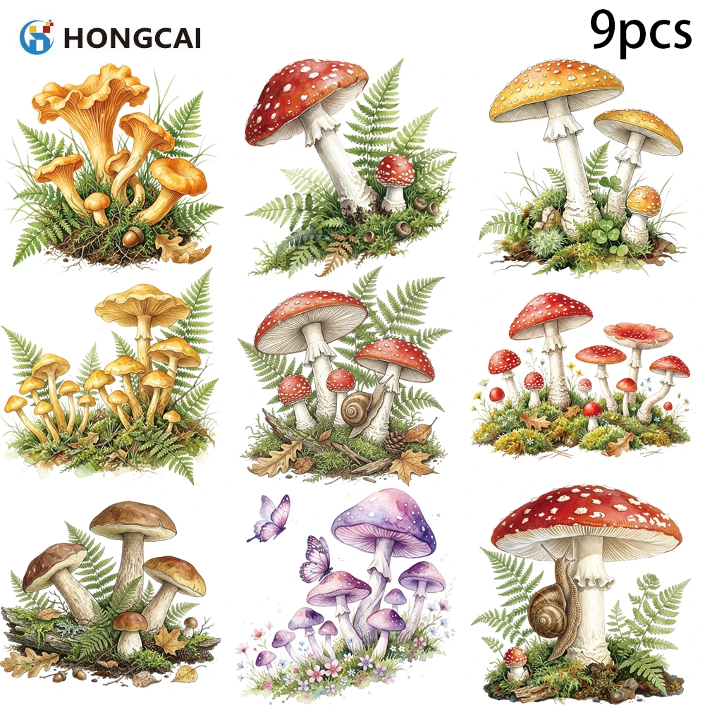9-adesivos-de-transferencia-termica-de-caracois-com-manchas-vermelhas-resistentes-a-manchas-e-arranhoes-sem-residuos-para-aventais-de-jardinagem-e-caixas-de-tecido