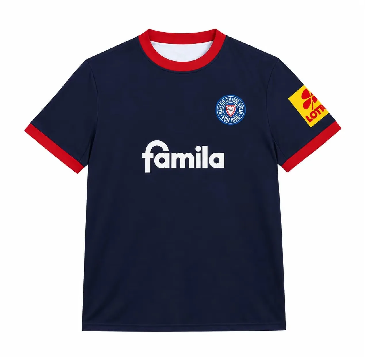 2026 New Holstein Kiel 26-27 Season Home and Away Jerseys Summer Sports Casual T-Shirts Adult/Children's Tops Family Matching