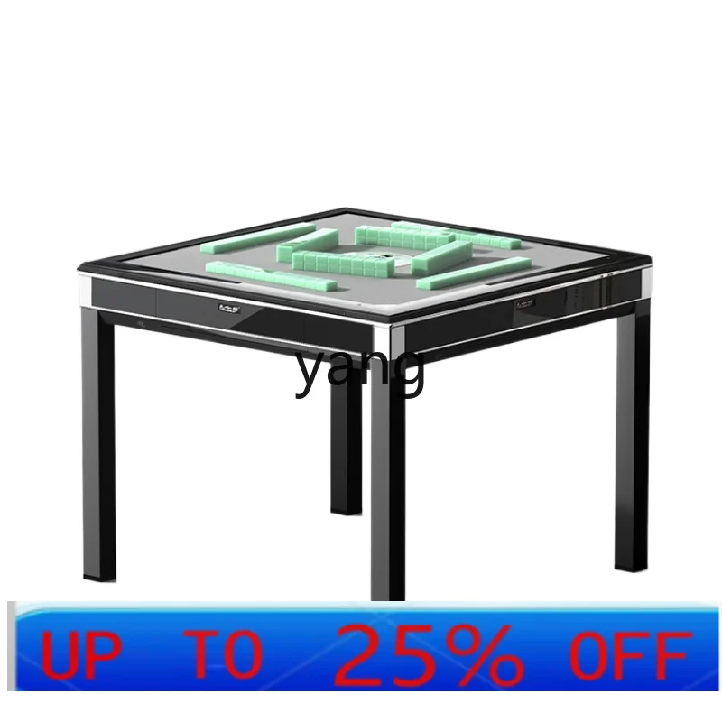 LTT automatic household no-scratch rotary roller coaster mahjong table