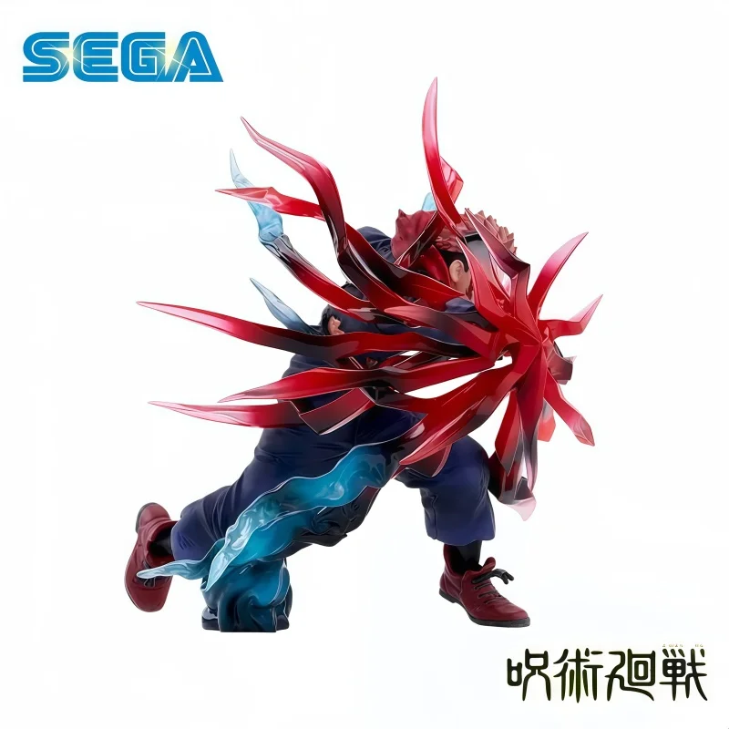 Em estoque 100% original sega jujutsu kaisen itadori yuji figura de ação modelo boneca marca boexd anime personagens garagem brinquedos
