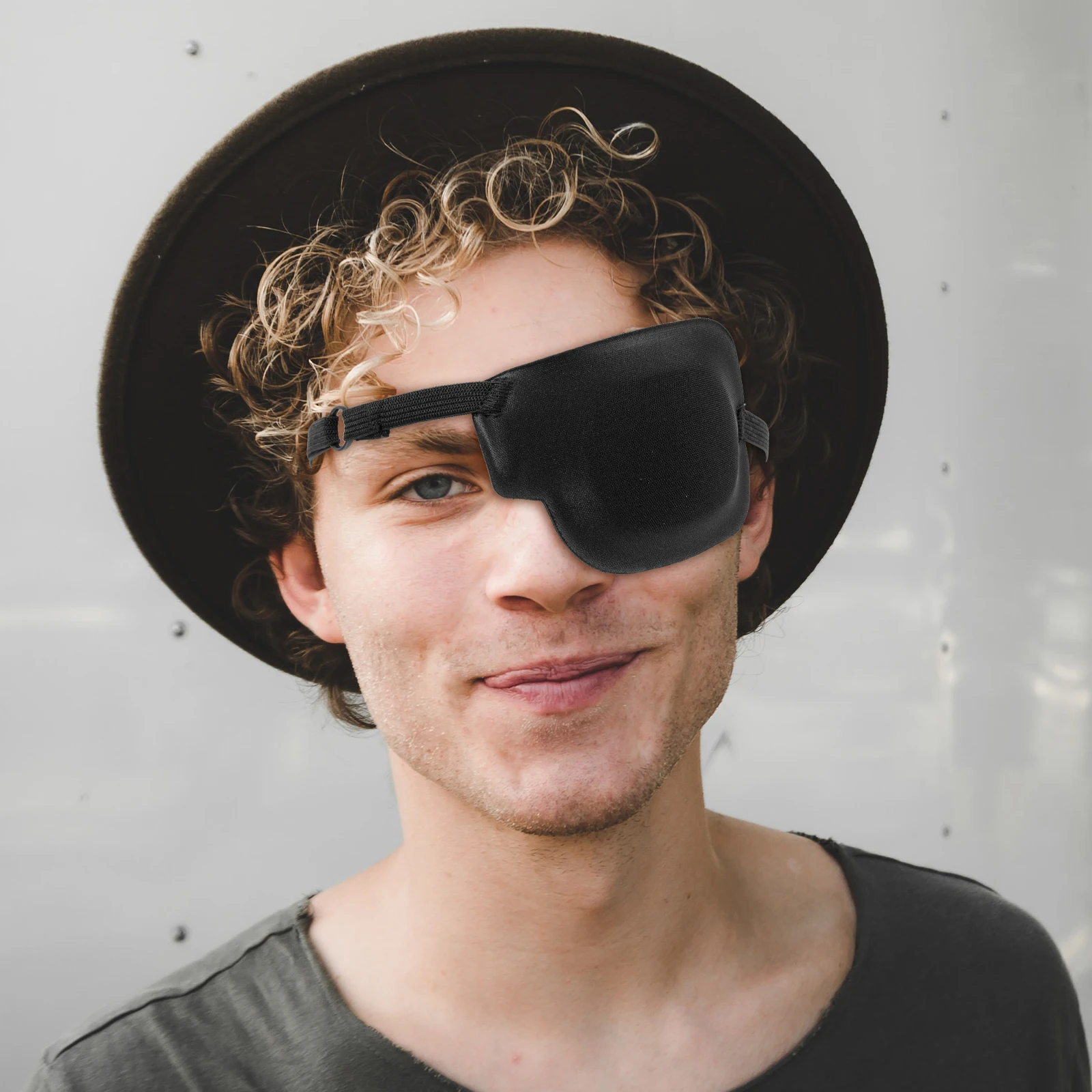 

2pcs 3D Eye Mask Polyester Adjustable Lazy Eye Patch For Kids Adults Amblyopia Strabismus Correction Rehabilitation Protective