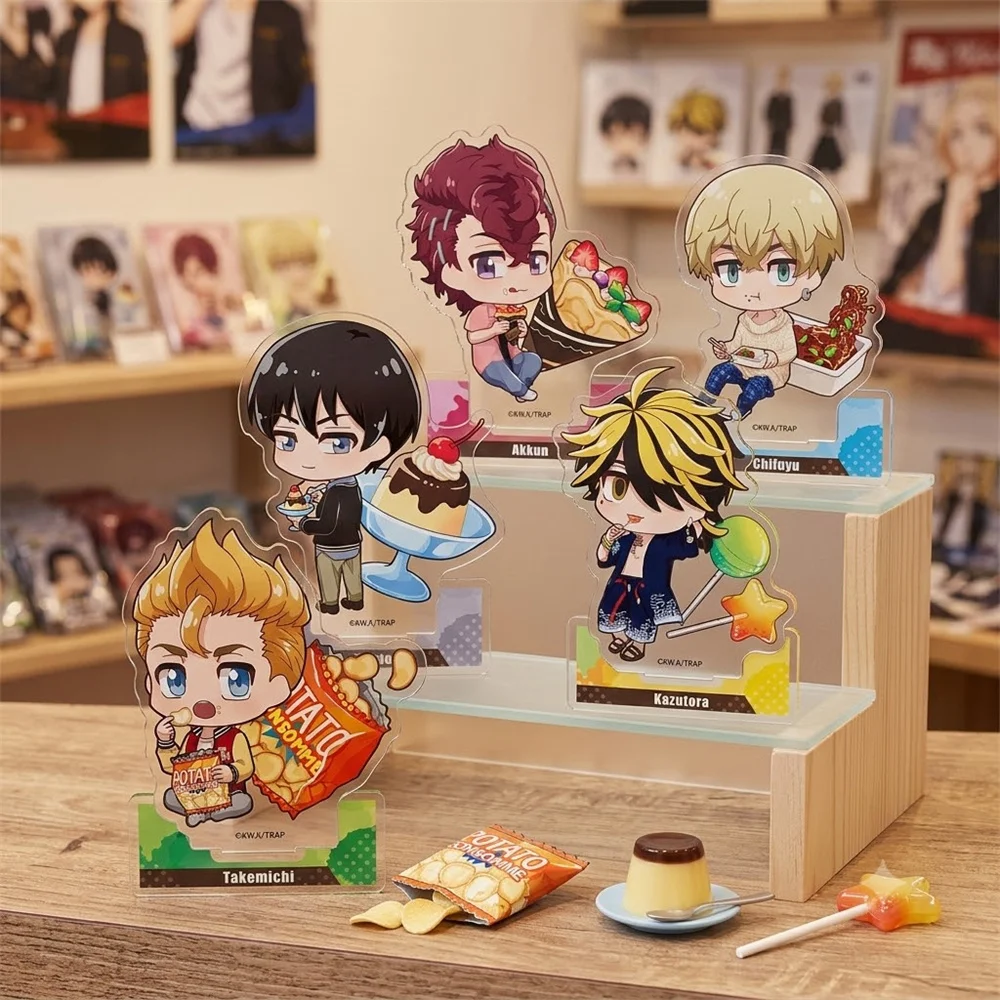 10CM Anime Tokyo Revengers Acrylic Keychain Stand Model Ornament Accessories Goods Christmas Gifts