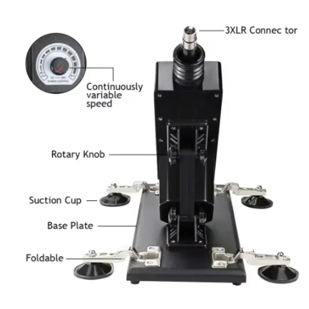 آلة لعبة الجنس جهاز التوجه التلقائي للرجال النساء الاستمناء قابل للتعديل المهبل الشرج تدليك ضخ بندقية مع حامل
