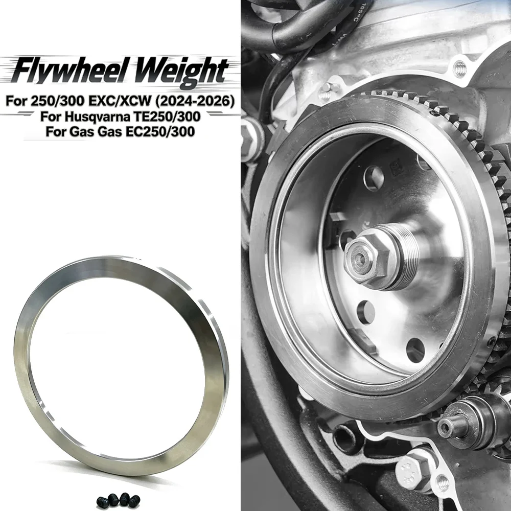 For Husqvarna TE 300 TE 250 2024-2026 7oz 7 Ounce Flywheel Weight For EXC 300 TBI EXC 250 XCW 300 For GasGas EC 300 250
