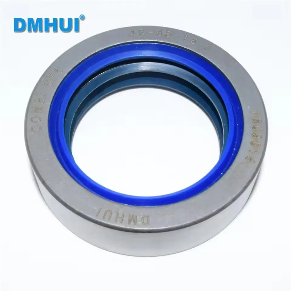 DMHUI Backhoe Loader Machinery Oil Seal 58x80x16.5mm Agricultural Model COMBI SF6 NBR+AU OEM Corteco/12012468B ISO9001:2008