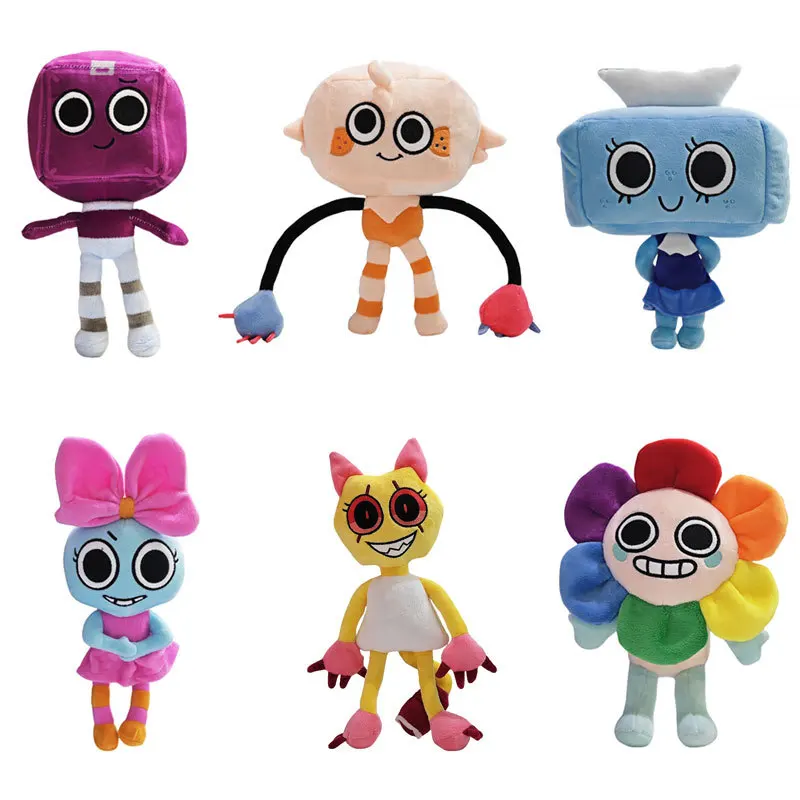 Dandy's World peluche Cute Dandy World Scrap farcito Horror Game Goob Pebble Plushie Soft Pillow Doll regali per bambini bambola