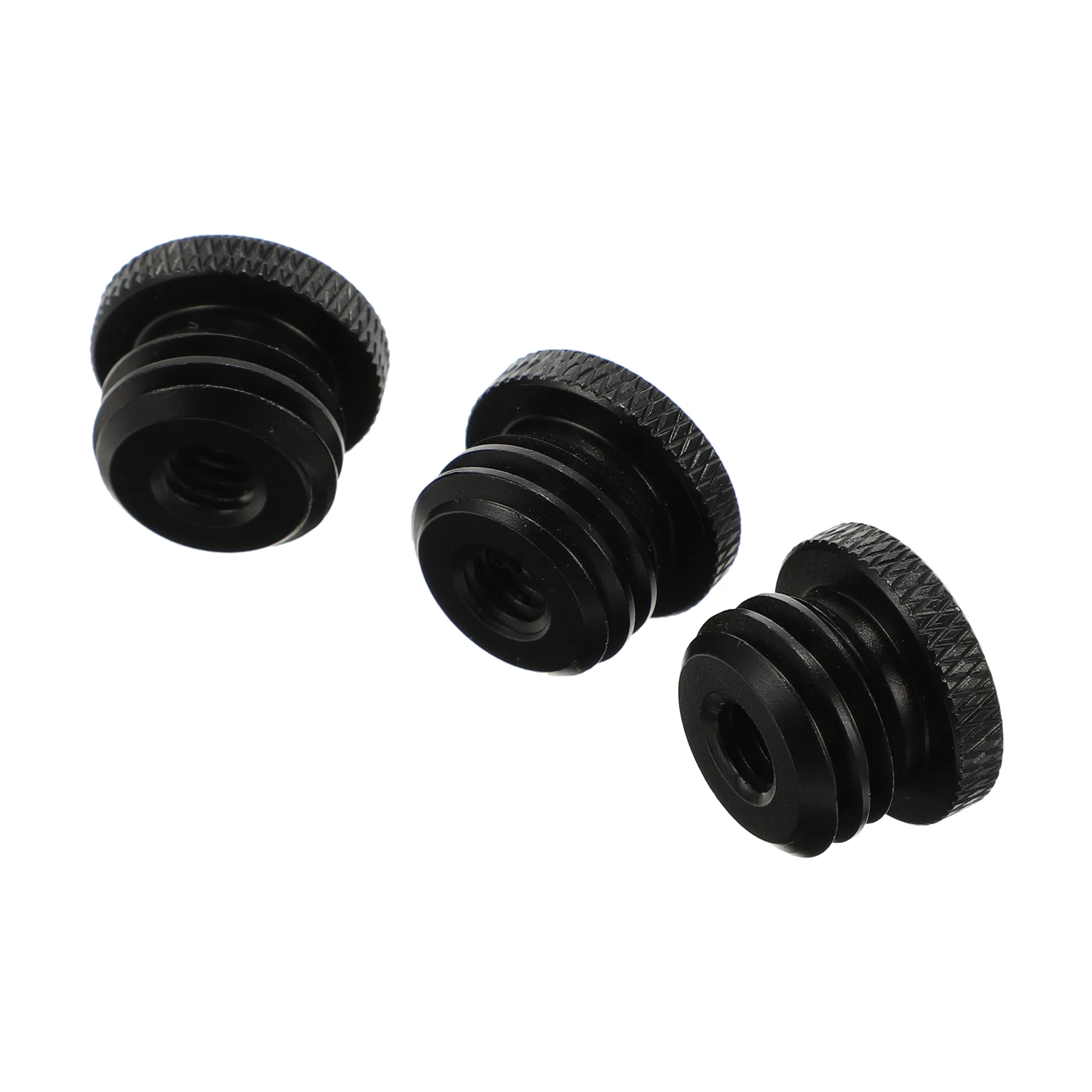 3 Pcs Mic Adapter Conversion Screw for Tripod Microphone Camera Monitor Aluminum Alloy Durable Practical Easy Install Remove