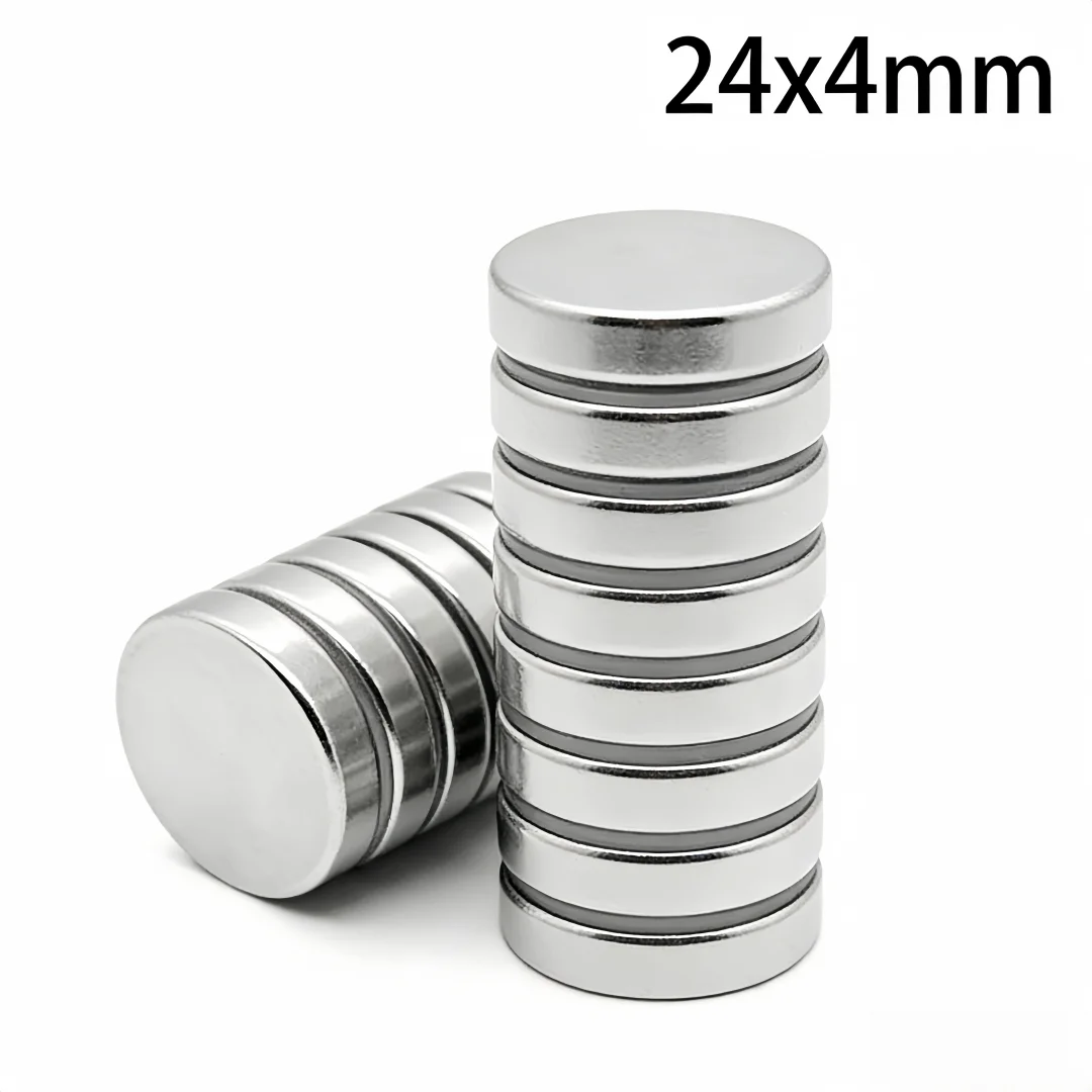 24x4mm Round Powerful Magnets 24mmx4mm For Home Refrigerators, Offices DIY 24*4mm
