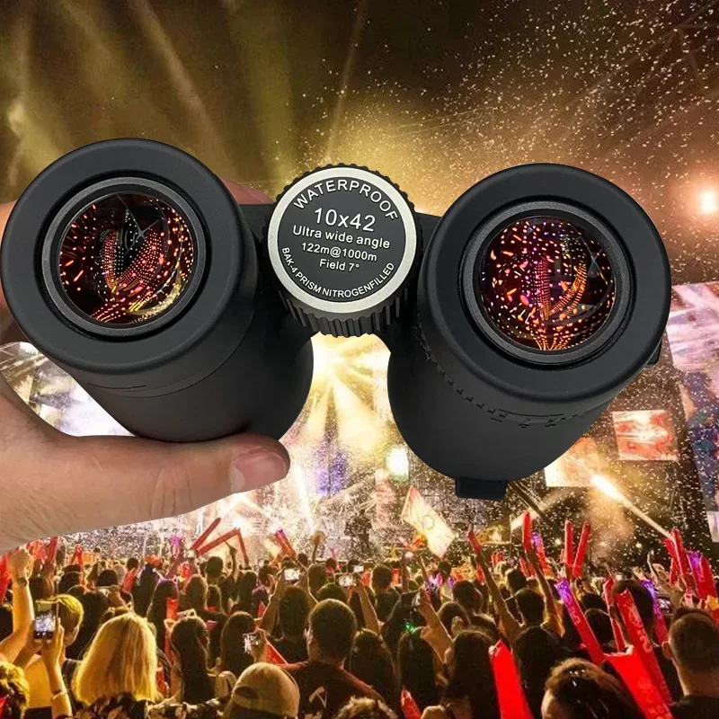 2022年激安セール 12x50x42 ED防水スーパービュー屋根プリズムコンパクト長距離高解像度双眼鏡 アウトドアハンティング用