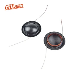 GHXAMP 4ohm 19.4mm 19.43 Silk Film Speaker High Pitch Voice Coil KSV 19.5Core Sound Film Left and Right Outlets 2PCS