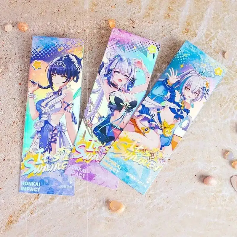 게임 Honkai Impact 3 코스프레 Kiana Bronya Raiden Mei 아크릴 스탠딩 플레이트 배지 레이저 티켓 장식품 컬렉션 선물