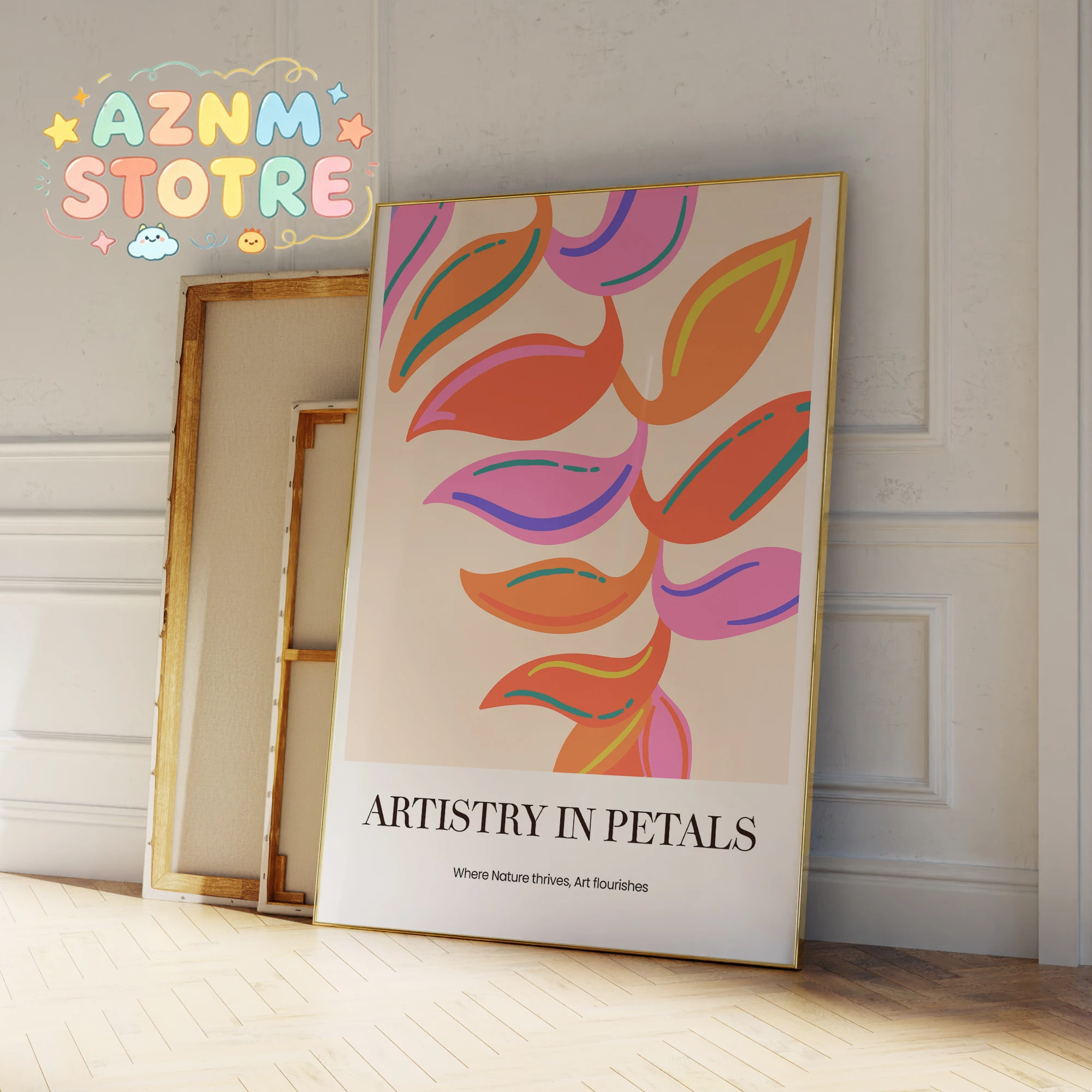 Modern Vivid Petal Patterns Nature’s Vibrant Wall Art Prints Canvas Painting Poster Picture For Living Room Home Decor