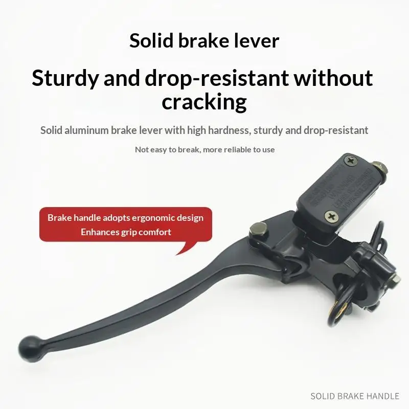 Motorcycle Brake Pump Front Master Cylinder Hydraulic Brake Lever Right For Dirt Pit Bike ATV Quad Moped Scooter Buggy Go Kart