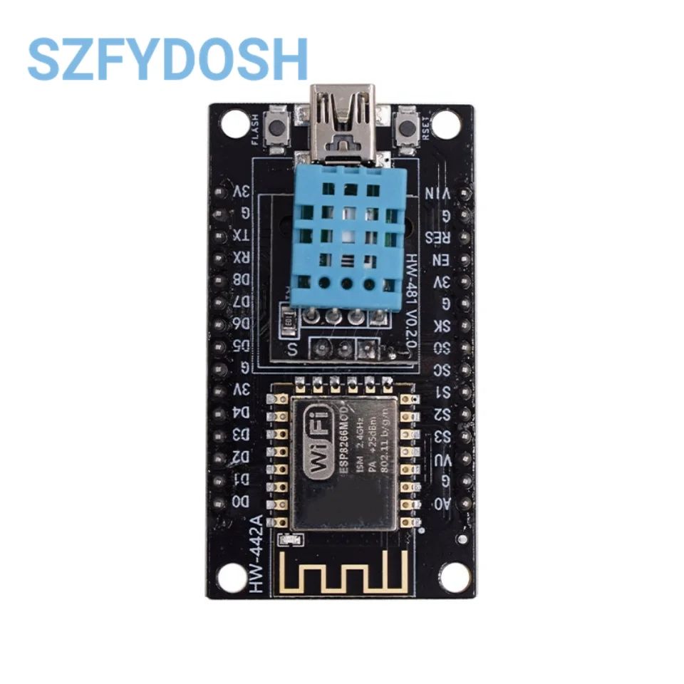 DHT11 New Version Of Temperature And Humidity Sensor CH340 Development Board ESP8266 Expansion Wifi Serial Port Module