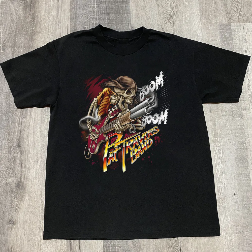 Pat Travers Band Blues von bone Unisex Adult T-shirt All Size S to 5XL  High Quality 100%Cotton Short Sleeve