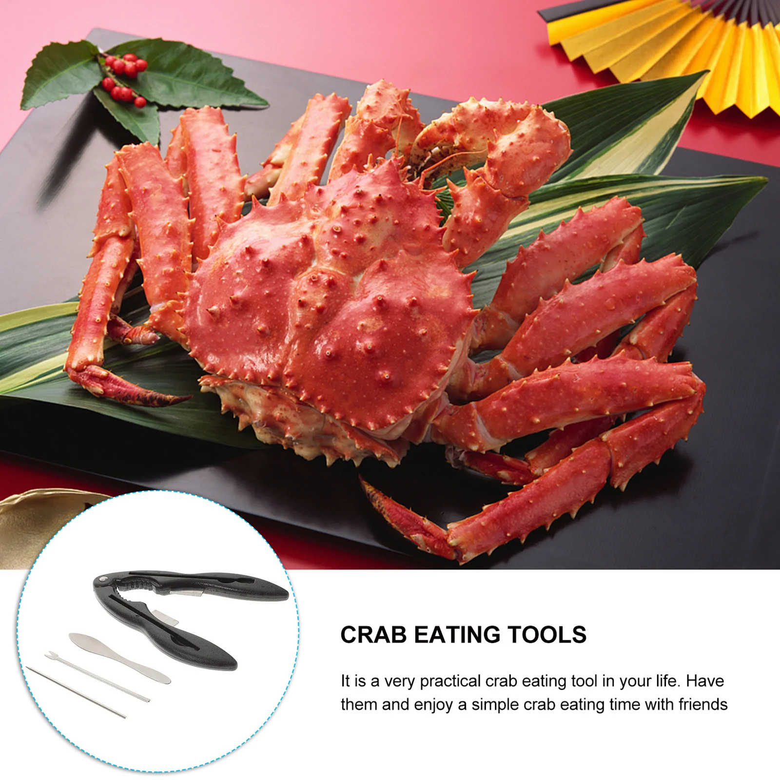 

1Set Professional Stainless Steel Crab Eating Tools Must Have in Kitchen Restaurant Parties Perfect Gift for Friends Enjoying