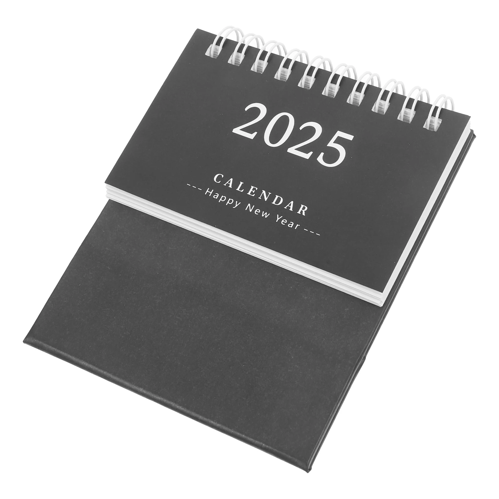 Mini Desk Calendar 2024 2025 Daily Use Small Standing Planner Monthly Note Home Office Supplies Blue Color Design