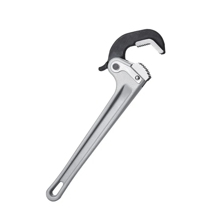 

14" Aluminum Pipe Wrench with Auto Jaw Adjustment Lightweight Adjustable for Plumbing Ergonomic Grip Easy Storage Ideal for Wat