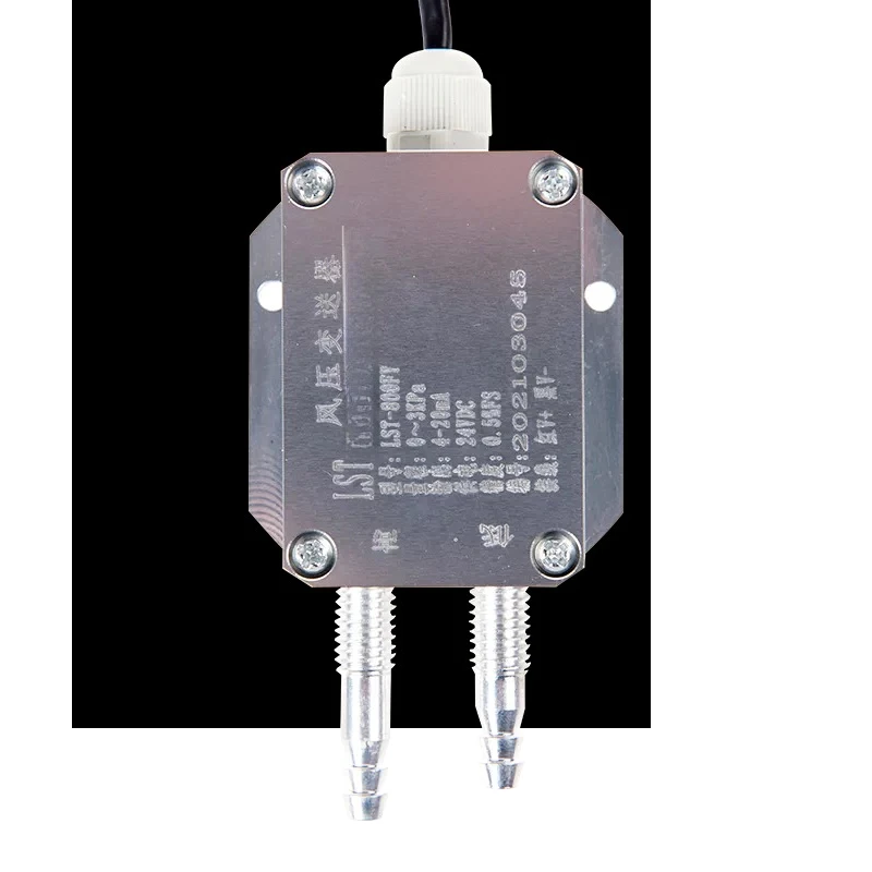 Wind pressure transmitter Differential sensor 4-20mA Fan Air duct  Furnace negative pressure 0-5V10V