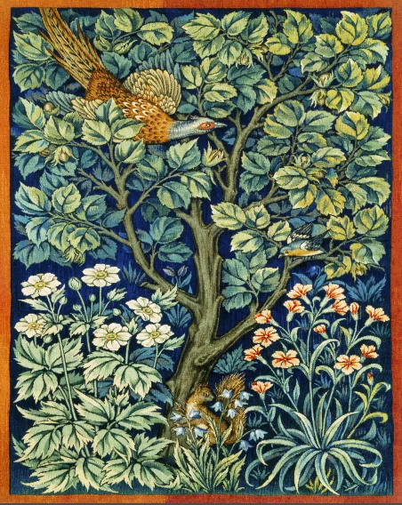 Pheasant tapestry painting by number kit
