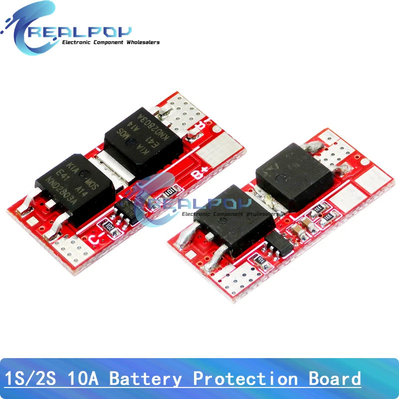 10A 1S 2S 4.2V PCB PCM Ładowarka Moduł ładowania 18650 Li-ion Lipo BMS Płytka drukowana zabezpieczająca akumulator litowy 1 2 Cell Serials