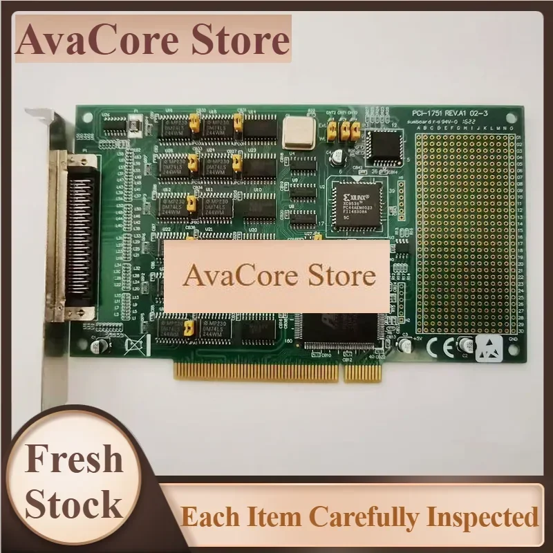 AvaCore-1751-AE Advantech 48 Way Bidirectional Digital I/O Card PCI-1751REV.A1