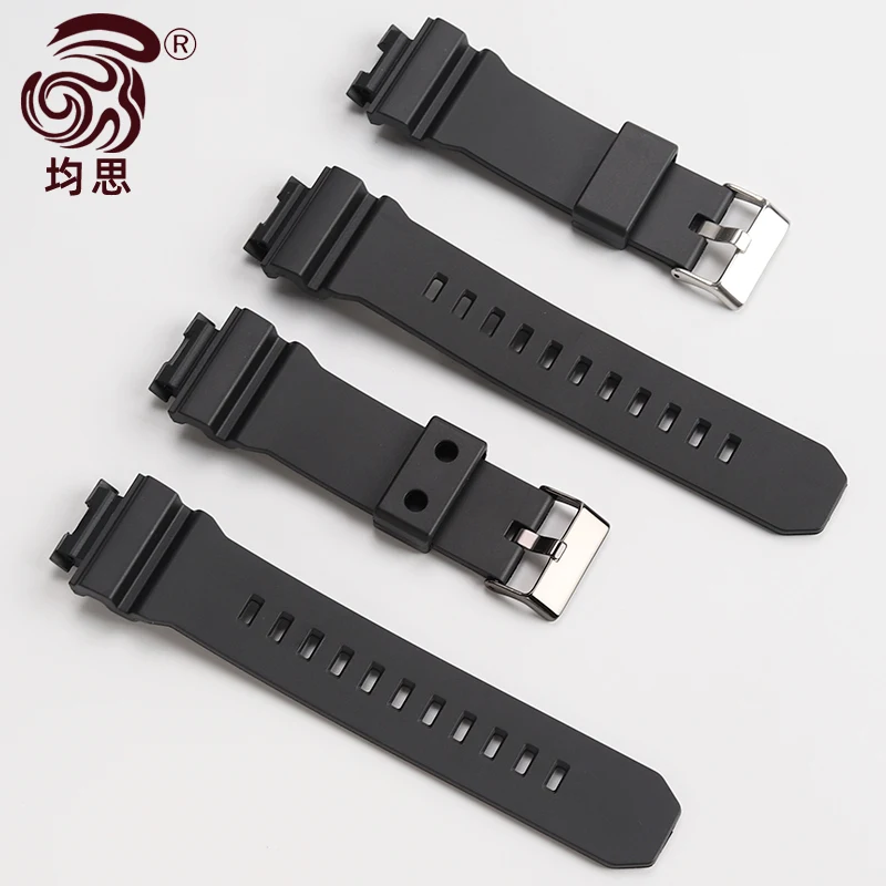 Sports Silicone watchband For Casio G-SHOCK Series G-9200 GW-9200/9101/9102/9110/9125 Black Resin Silicone Strap Bracelet