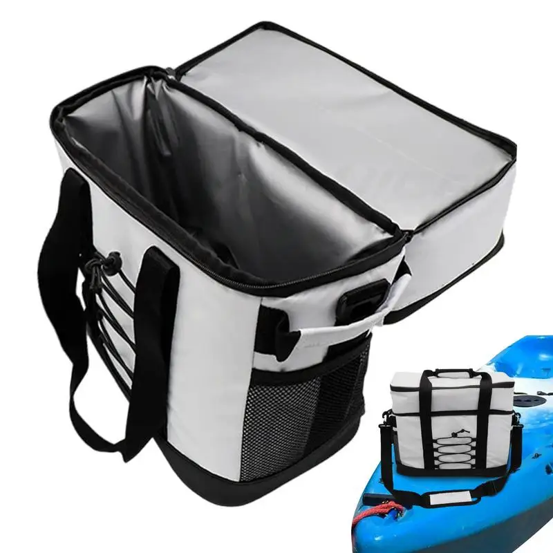 Portable Ice Chest Cooler Cooler Bag Waterproof Kayak Cooler Seat Back Cooler Kayak Accessories For Water Beer Snacks Or