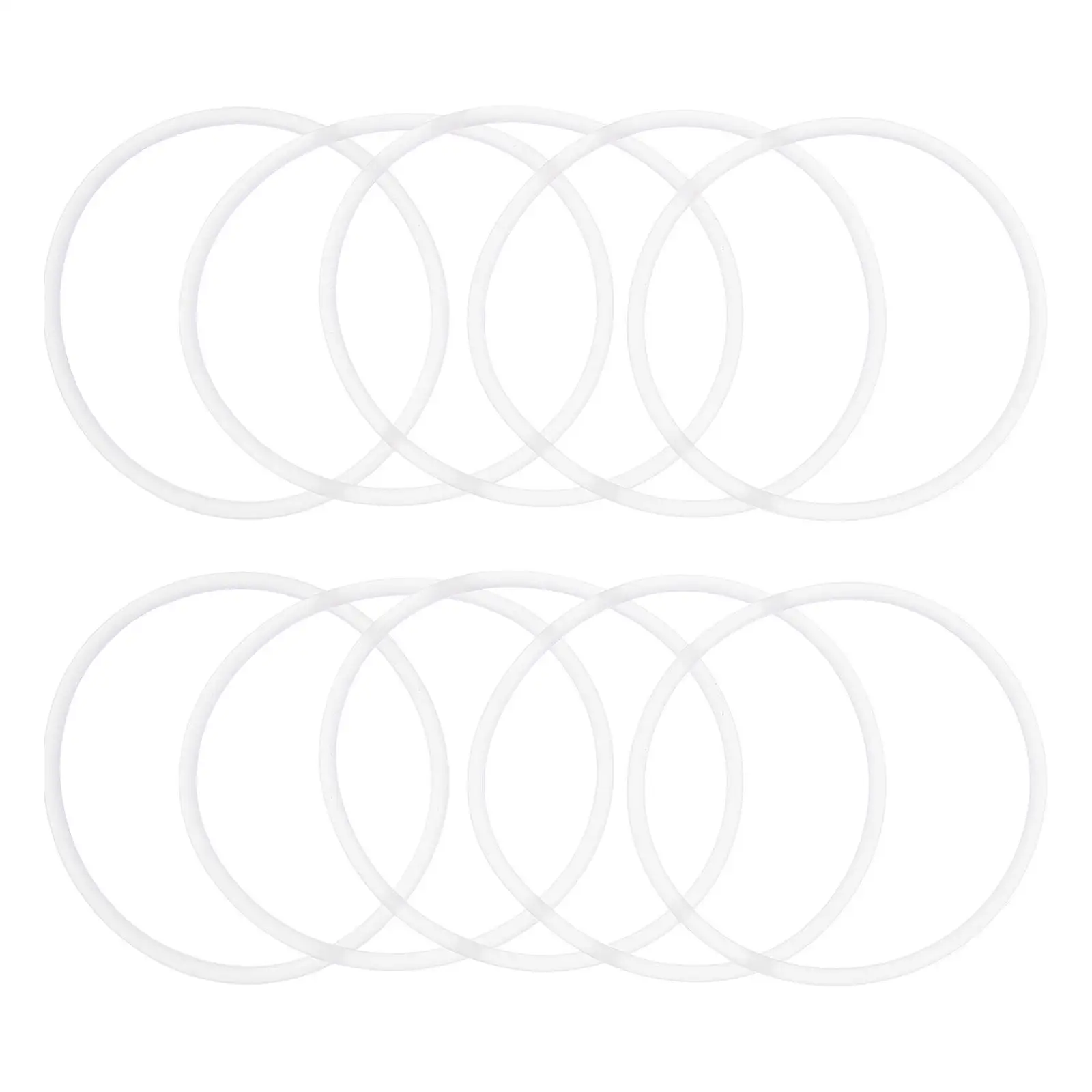 

10 Pcs Seal Washer Seal Assortment White Sealing Gasket Ring Assortment for Pure Water Machine Filter Change