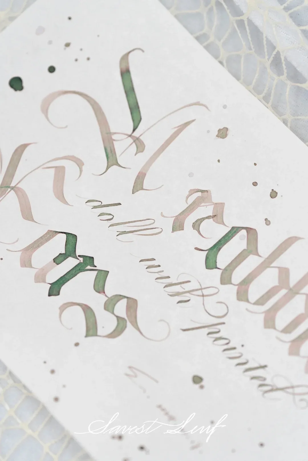 KittyInkpot Ink, Season 5, Farbtinte Gradient Chromatography Sheen Writing Pen Ink 35 ml