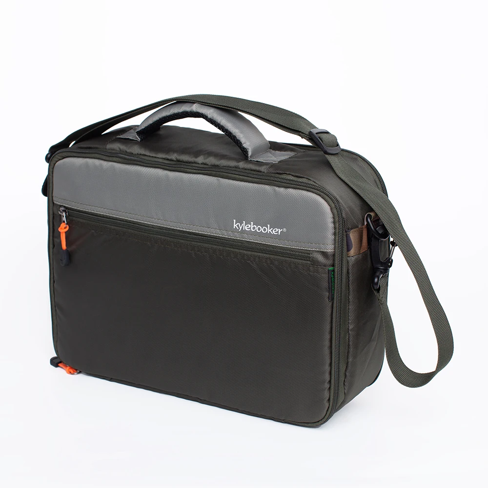 kylebooker-フライフィッシングリールケース-釣り道具オーガナイザー収納バッグ-スピニング・ベイトキャスティング・フライリール用