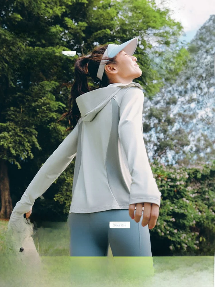 

Женская дышащая куртка с защитой от УФ-излучения для активного отдыха, весна-лето, легкая, из нейлона и спандекса, с капюшоном, на молнии