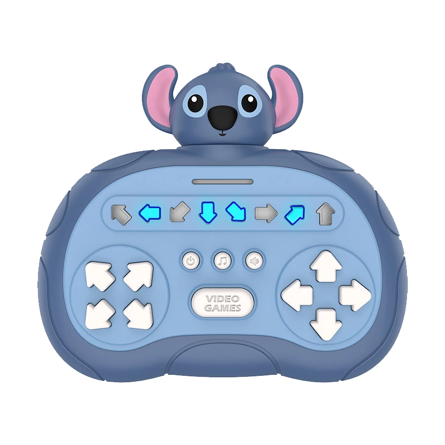 Snel Druk Spel Pop-up Fidget Bubble Elektronisch Pop it Pro Spel Pikachu Stitch Spiderman Licht Anti-stress Speelgoed voor Kinderen Cadeau